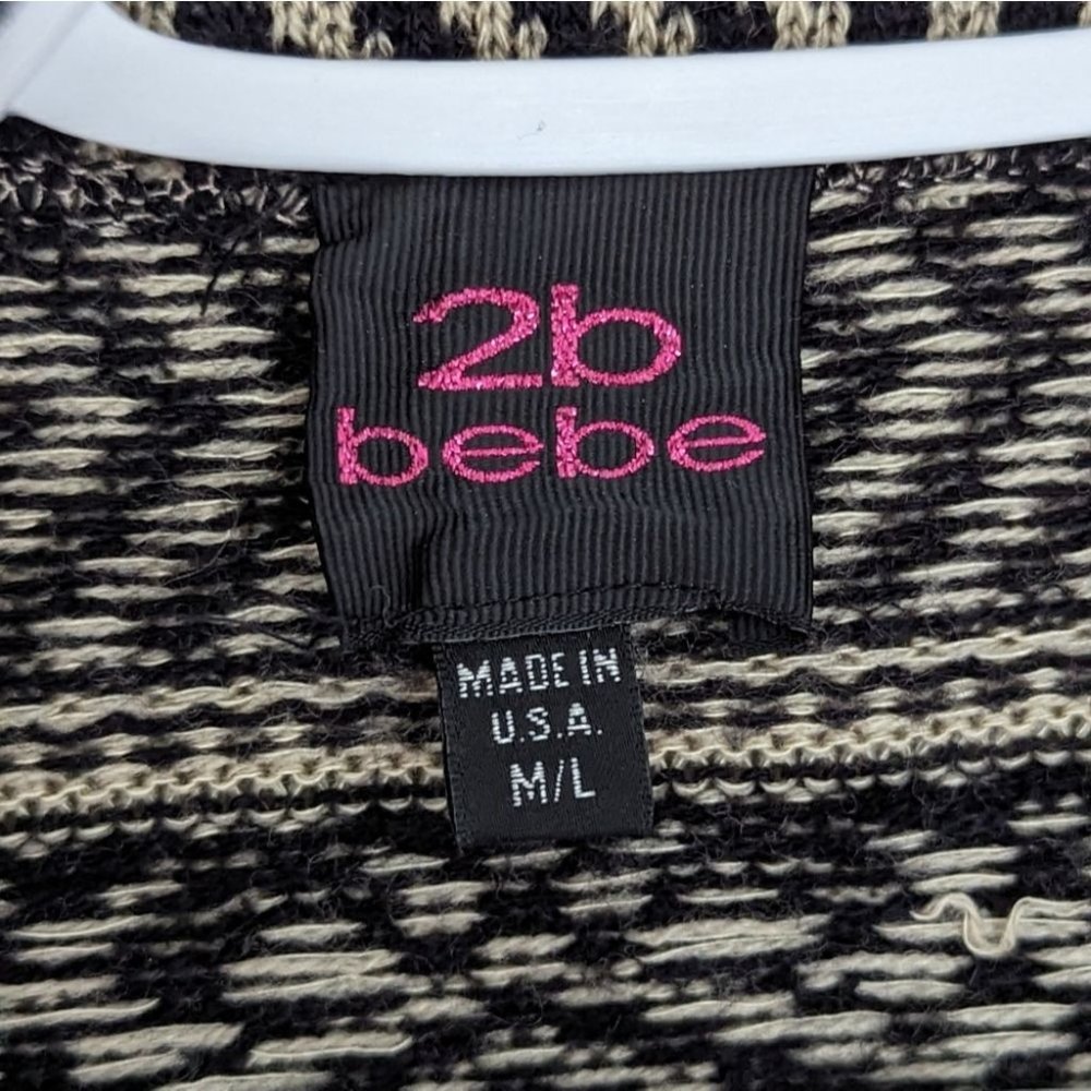 2b Bebe Patterned Cardigan - Picture 3 of 4